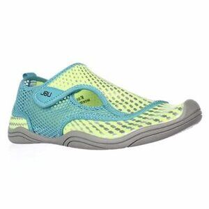 Excellent Condition, JBU JAMBU, SZ 7, Aqua Blue & Lime Green, Nemo Water Shoes